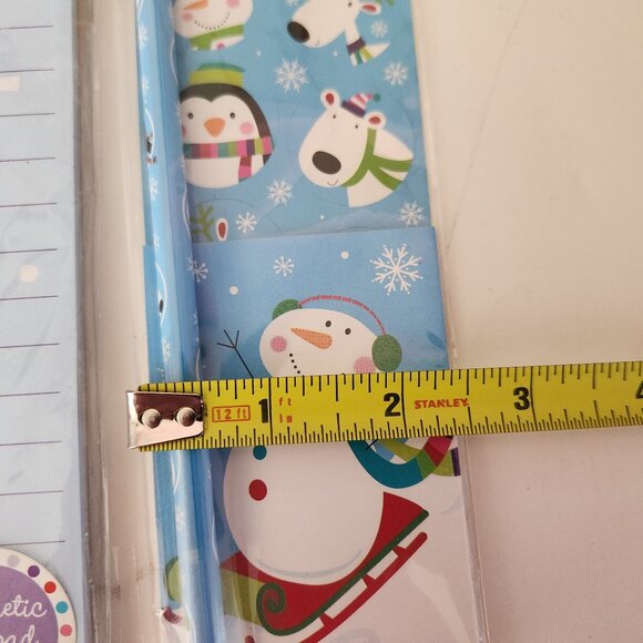 Cotton Gift Bag,Snowman Magnetic List Pad/Sticker Sheet/Mini Pad/Pencil & Mug - Picture 12 of 16